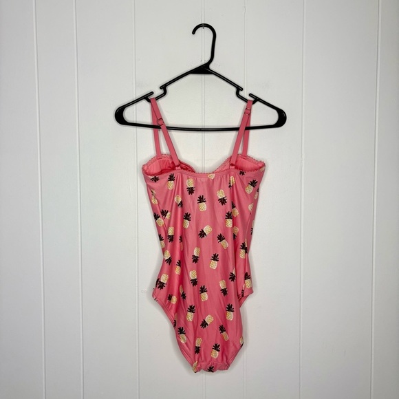 Kate Spade Ianiakea Beach Pineapple Printed Underwire One-Piece Swimsuit Size S - Picture 5 of 7
